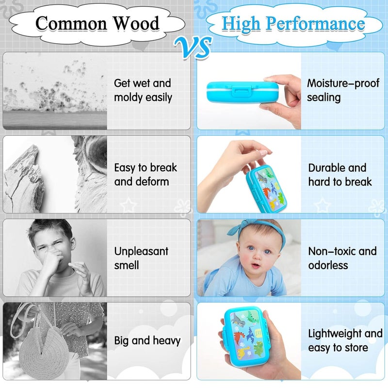 Caffox Tooth Keepsake Box, Tooth Fairy Box Lost Teeth Holders for Kids, Tooth Saver, First Tooth Container, Baby Teeth Storage for Boys and Girls - Image 5